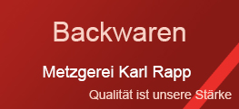 Metzgerei Rapp Backwaren